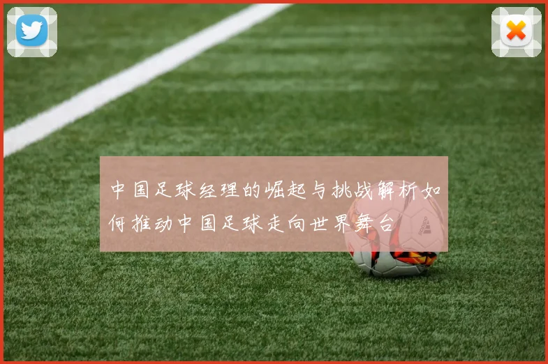 中国足球经理的崛起与挑战解析如何推动中国足球走向世界舞台